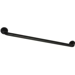 Sale Camelon 30" Brass Decorative Grab Bar in Matte Black Grab Bars
