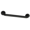 Outlet Camelon 16" Brass Decorative Grab Bar in Matte Black Grab Bars