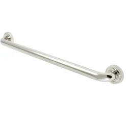 Clearance Camelon 24" Brass Decorative Grab Bar in Polished Nickel Grab Bars