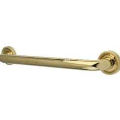 Hot Camelon 24" Brass Decorative Grab Bar in Polished Brass Grab Bars