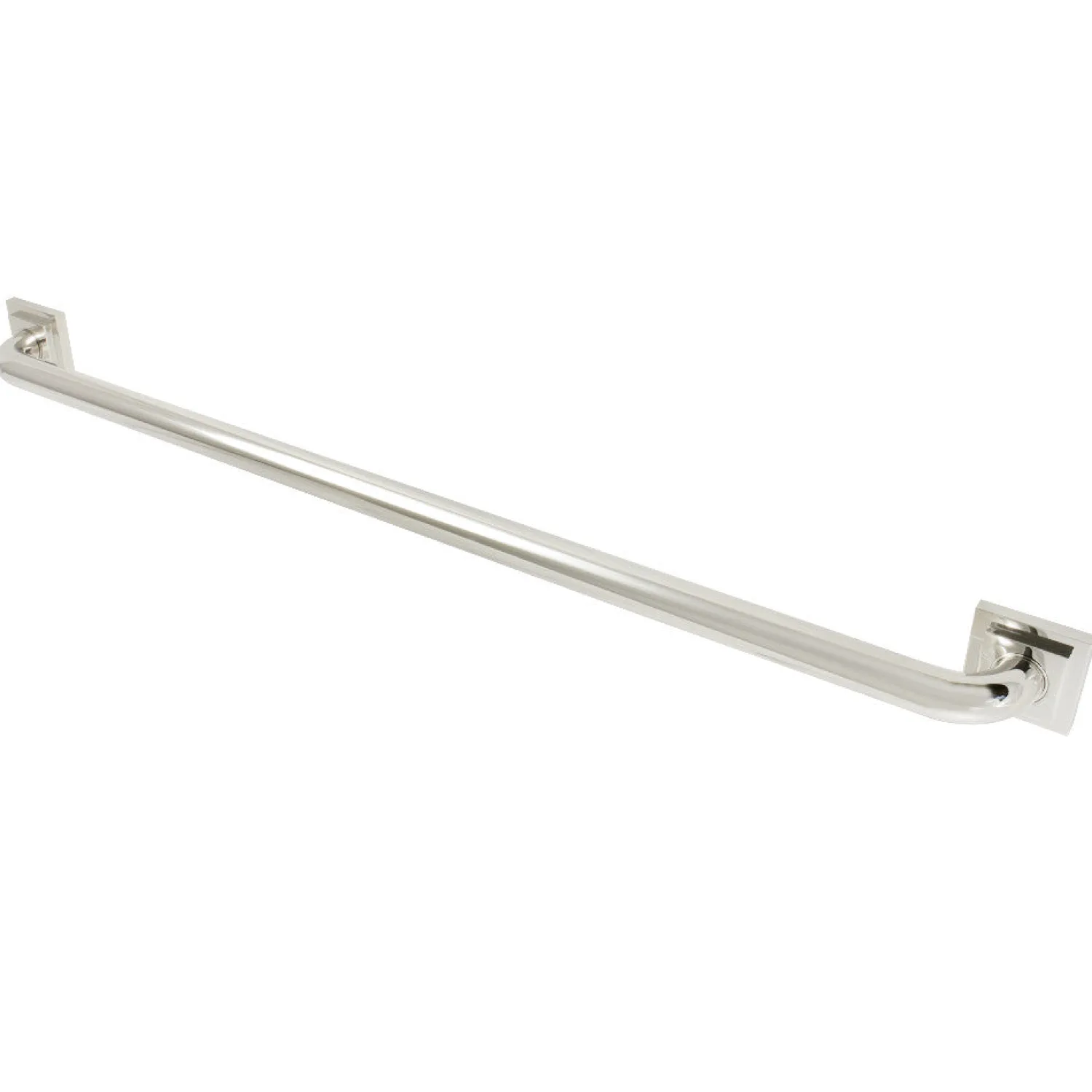 Sale Claremont 36" Brass Decorative Grab Bar in Polished Nickel Grab Bars