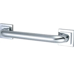 New Claremont 36" Brass Decorative Grab Bar in Polished Chrome Grab Bars