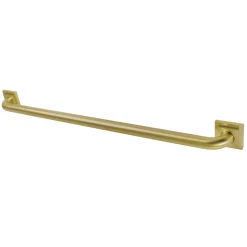 Outlet Claremont 32" Brass Decorative Grab Bar in Brushed Brass Grab Bars