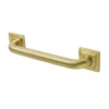 Best Claremont 12" Brass Decorative Grab Bar in Brushed Brass Grab Bars