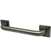 Best Claremont 12" Brass Decorative Grab Bar in Brushed Nickel Grab Bars