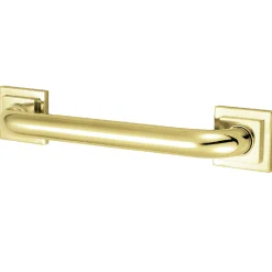 Sale Claremont 16" Brass Decorative Grab Bar in Polished Brass Grab Bars
