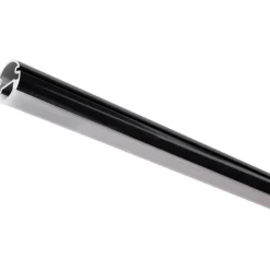 Clearance Closet Rod with Integrated LED Light in Black Closet & Storage