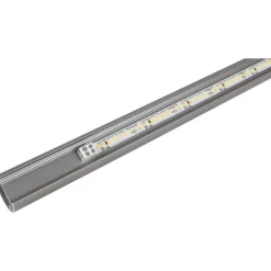 Online Closet Rod with Integrated LED Light in Satin Nickel Closet & Storage