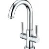 Best Concord Single Hole Bathroom Faucet with Drain Assembly 4" Center Set