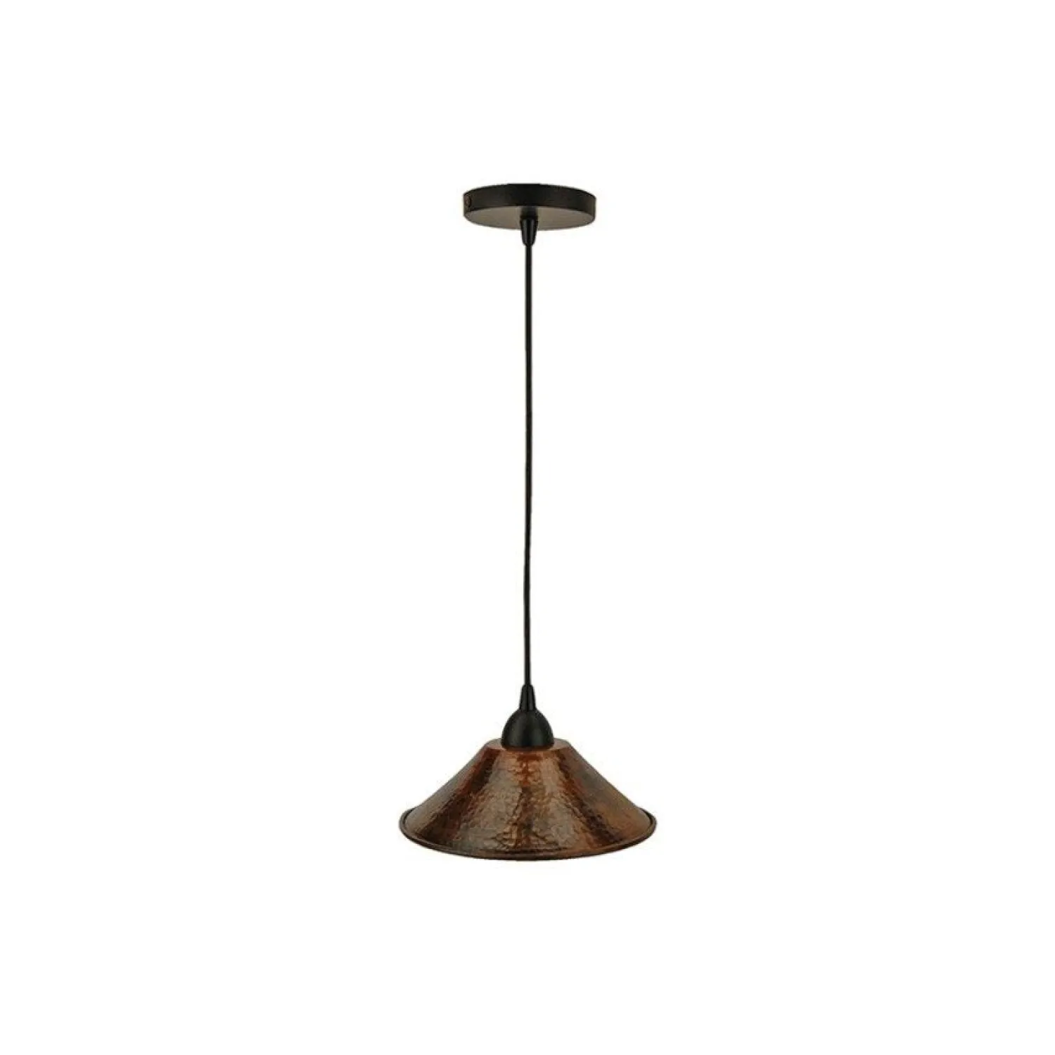 Best 9" Copper Cone Pendant Light Pendants
