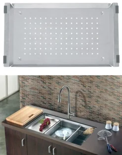 Hot Dawn COL710 Stainless Steel Colander for Dawn Workstation Sinks. Colanders