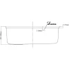 Clearance Dawn DSU3118 33" 16 Gauge Undermount Single Bowl Stainless Steel Kitchen Sink with Accessory Ledge Stainless Steel Sinks|Single Bowl Sinks