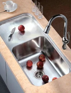 Outlet Dawn DSU4120 23" Undermount Single Bowl Kitchen Sink Stainless Steel Sinks|Single Bowl Sinks