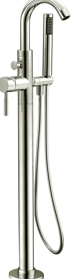 Dawn Floor Mount Freestanding Bathtub Filler Faucet with Hand Held Shower Tub Faucets