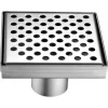 Outlet Dawn LRE050504 Rhone River Series - Square Shower Drain 5"L (Stamping technique & press in the base) Shower Drains