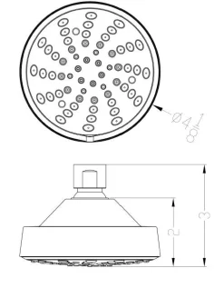 Dawn Multifunctional Showerhead Shower Heads