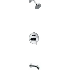 Outlet Dawn Pinnacles Series Shower Combo Set Wall Mounted Showerhead and Tub Spout with Trim Tub & Shower Sets