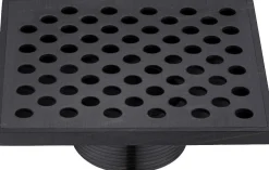 Outlet Dawn Rhone River Series Square Shower Drain 5"L Threaded Dark Brown Finished Shower Drains
