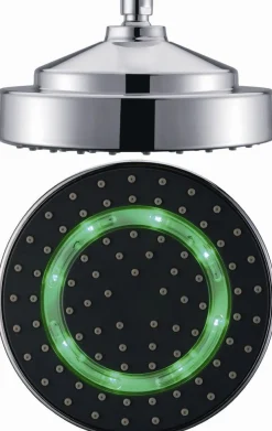 Hot Dawn SHM230401 Single Function, LED Light Showerhead Shower Heads