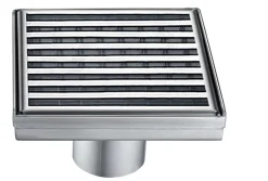 Hot Dawn Shower Square Drain - Wheaton River Series Shower Drains
