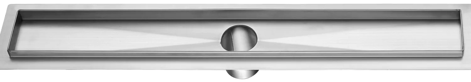 New Dawn Stainless Steel Shower Drain Channel for Hot Mop Shower Drains