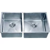 Sale Dawn Undermount Small Corner Radius Double Bowl Sink Stainless Steel Sinks|Double Bowl Sinks