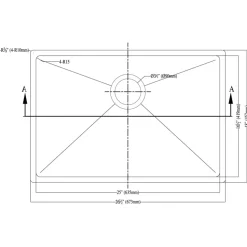 New Dawn XSR251610 Undermount Extra Small Corner Radius Single Bowl Kitchen Sink Stainless Steel Sinks|Single Bowl Sinks