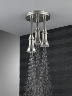 New H2Okinetic Pendant Raincan Shower Head Shower Heads