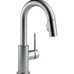 New Trinsic Single Handle Pull-Down Bar/Prep Kitchen Limited Swivel Bar Faucets
