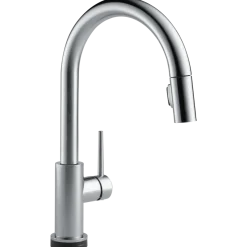 Best Trinsic Single Handle Pull-Down Kitchen Faucet with TouchO Technology Touchless, Sensor And Tap Activated Kitchen Faucets|Single Hole