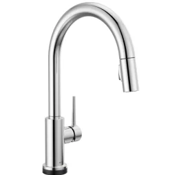 Clearance Trinsic Single-Handle Pull-Down Kitchen Faucet with TouchO | Hands Free and Touch Touchless, Sensor And Tap Activated Kitchen Faucets|Single Hole