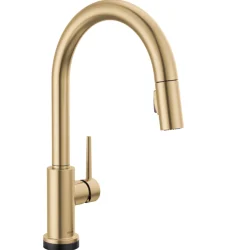 Clearance Trinsic Single-Handle Pull-Down Kitchen Faucet with TouchO | Hands Free and Touch Touchless, Sensor And Tap Activated Kitchen Faucets|Single Hole
