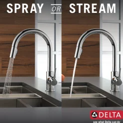 Discount Trinsic Single Handle Pull Down Kitchen Faucet Single Hole