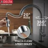 Clearance Trinsic VoiceIQ™ Single-Handle Pull-Down Kitchen Faucet with TouchO Technology Touchless, Sensor And Tap Activated Kitchen Faucets|Single Hole