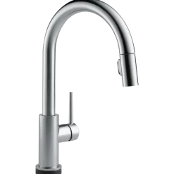 Clearance Trinsic VoiceIQ™ Single-Handle Pull-Down Kitchen Faucet with TouchO Technology Touchless, Sensor And Tap Activated Kitchen Faucets|Single Hole