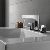 New Zura Two Handle Widespread Bathroom Faucet In Chrome 8" Widespread