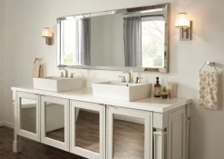 Hot Zura Two Handle Widespread Bathroom Faucet in Polished Nickel 8" Widespread