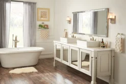 Hot Zura Two Handle Widespread Bathroom Faucet in Polished Nickel 8" Widespread