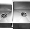 Clearance 33" Double Bowl Dual Mount 18 Gauge Stainless Steel Kitchen Sink Drop-In / Top Mount Sinks|Stainless Steel Sinks
