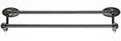 Discount Ed7Apc 18" Double Towel Bar With Oval Backplate In Antique Pewter Top Knobs|Towel Bars