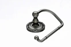 Sale Ed4Ape Tissue Hook With Ribbon & Reed Detail In Antique Pewter Top Knobs|Robe Hooks