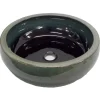 Best Aquamarine Ceramic Vessel Sink Above Counter / Vessel Sinks