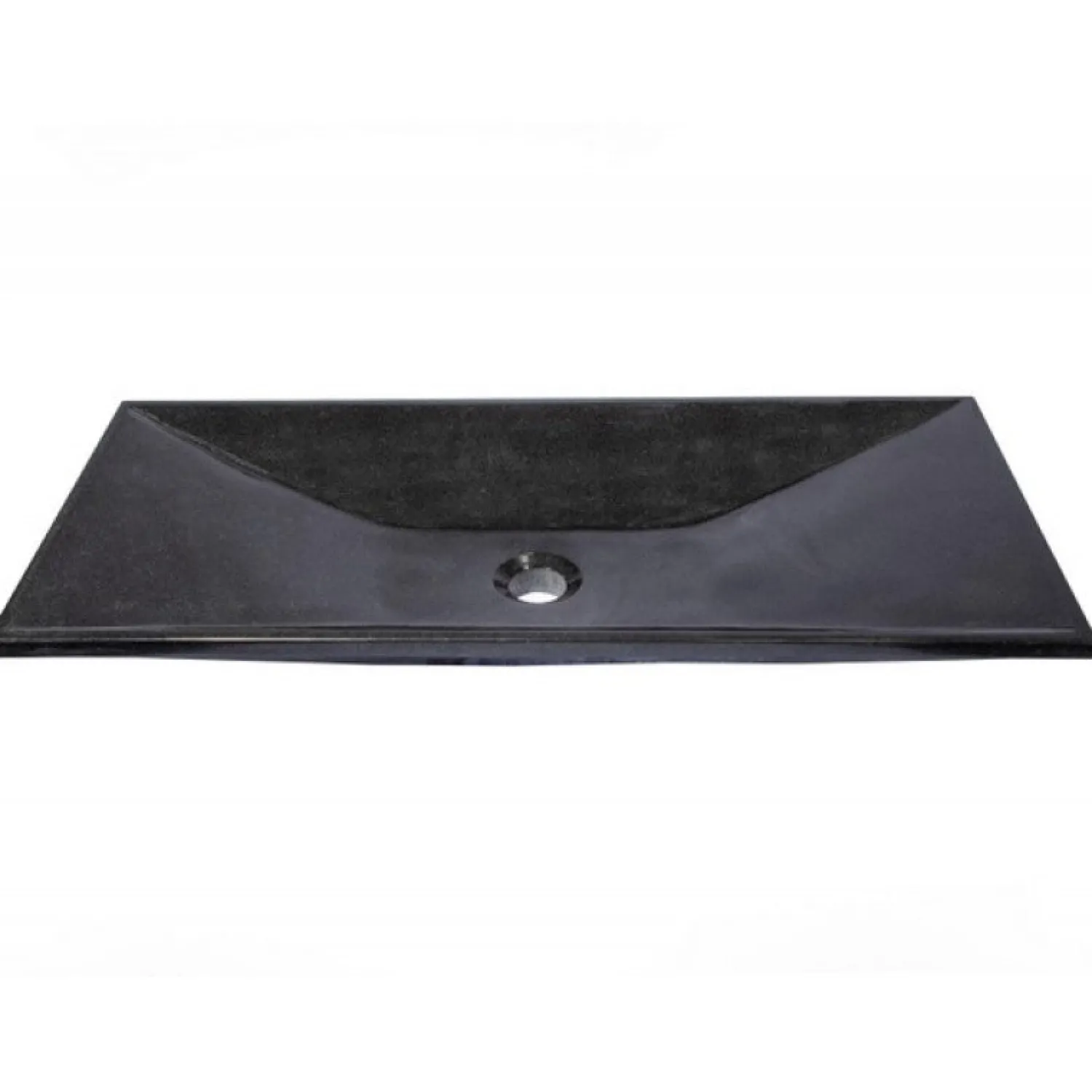 Clearance Black Ultra Modern Granite Sink Above Counter / Vessel Sinks
