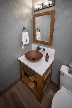 New Brown Frosted Glass Vessel Sink Bowl Above Counter / Vessel Sinks