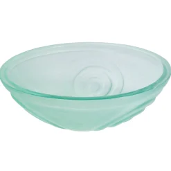 Online Clear Swirls Glass Vessel Sink Above Counter / Vessel Sinks