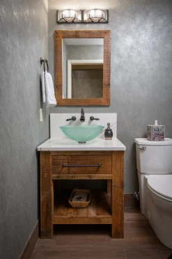 Online Clear Swirls Glass Vessel Sink Above Counter / Vessel Sinks