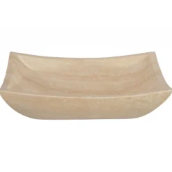 Sale Deep Zen Sink - Beige Travertine Above Counter / Vessel Sinks
