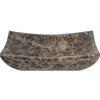 Deep Zen Sink - Honed Dark Emperador Marble Above Counter / Vessel Sinks