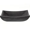 Discount Deep Zen Sink - Honed Lava Stone Above Counter / Vessel Sinks