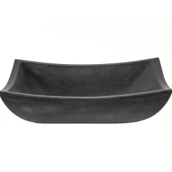 Discount Deep Zen Sink - Honed Lava Stone Above Counter / Vessel Sinks